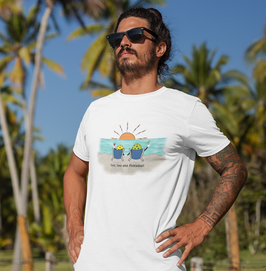 Sun Sea Pickleball Men's classic tee