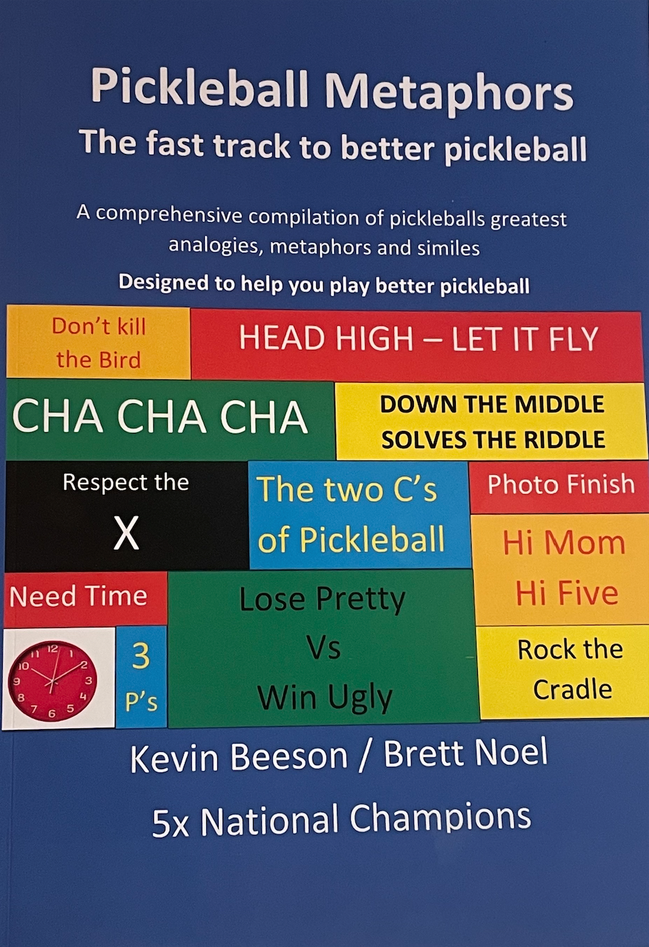 Pickleball Metaphors written by Kevin Beeson and Brett Noel (5x National Champions)