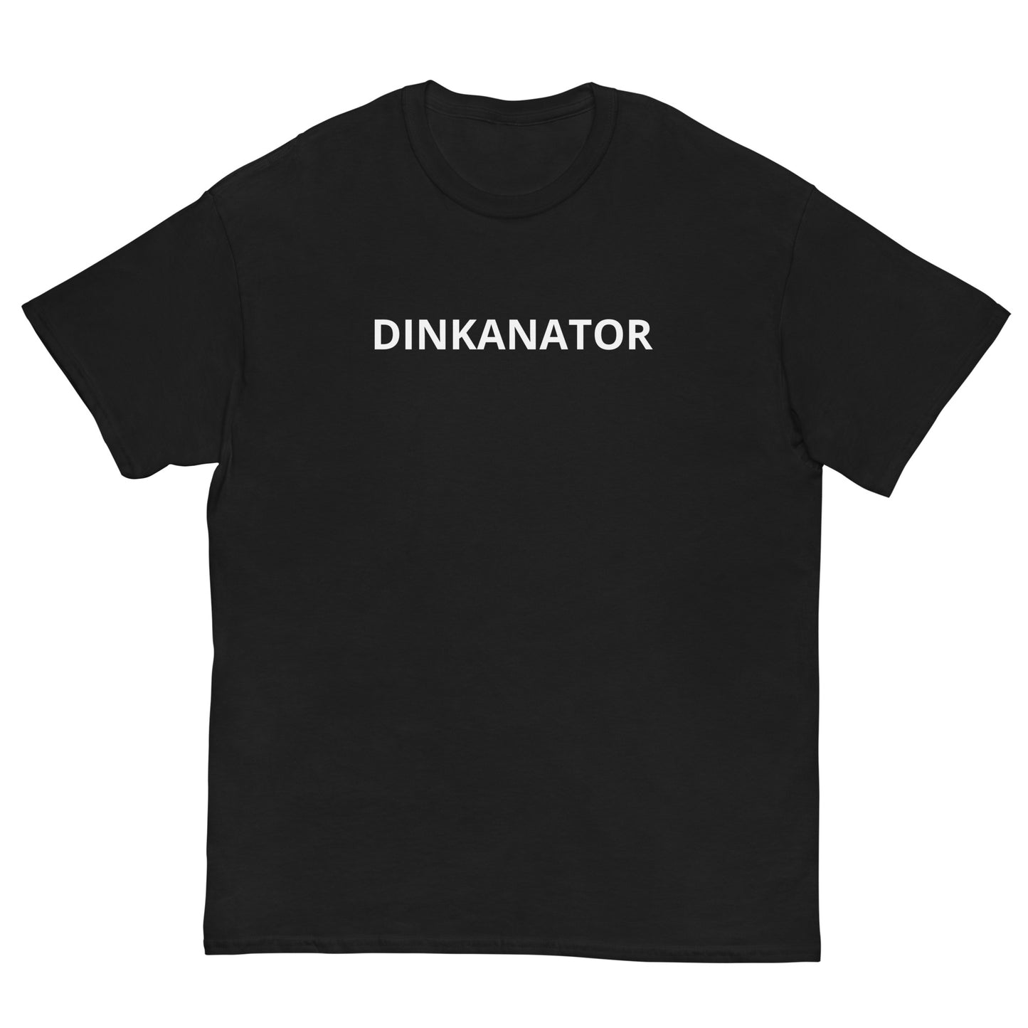 Dinkanator Dark Men's Classic Tee - Hotstuff Pickleball