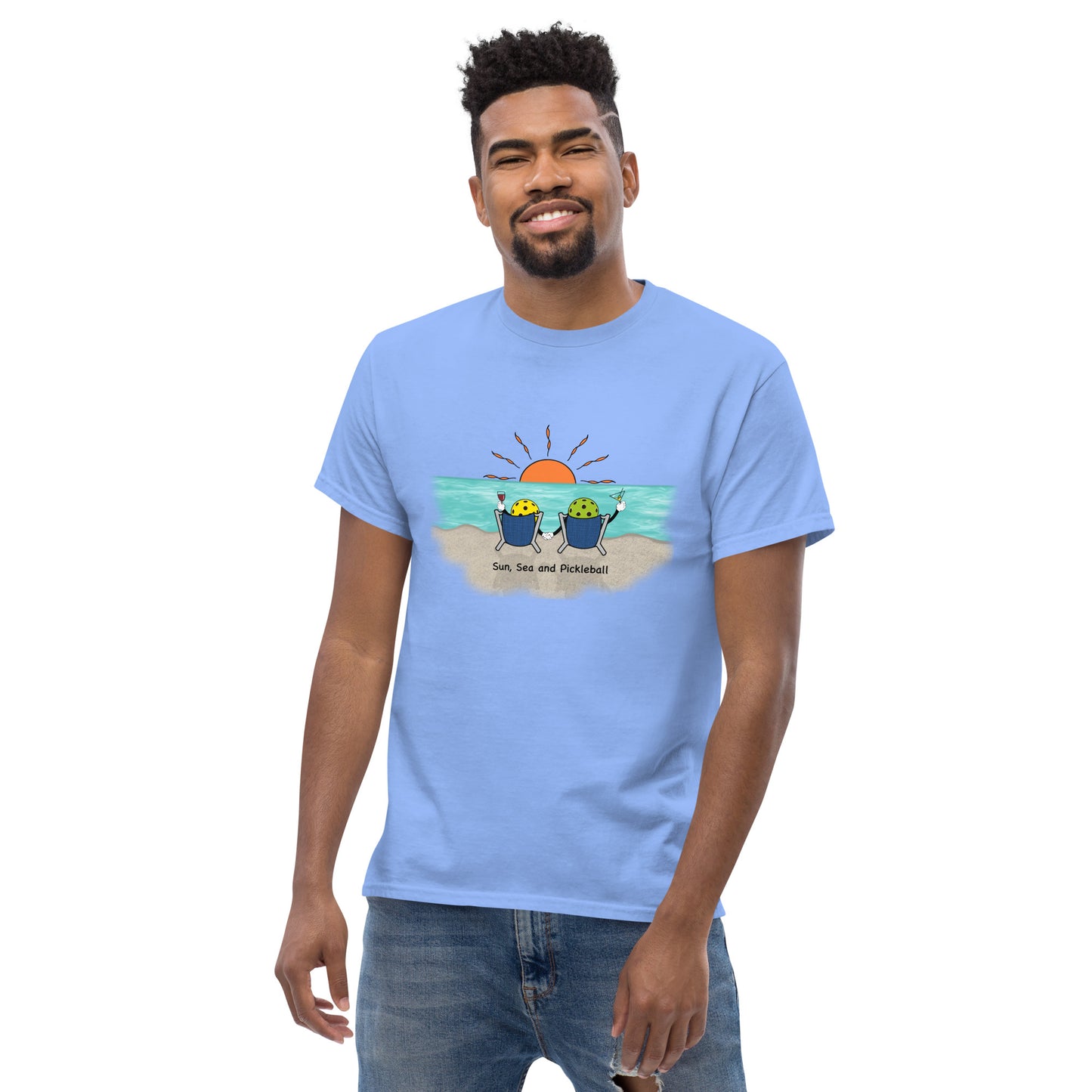 Sun Sea Pickleball Men's classic tee