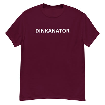 Dinkanator Dark Men's Classic Tee - Hotstuff Pickleball