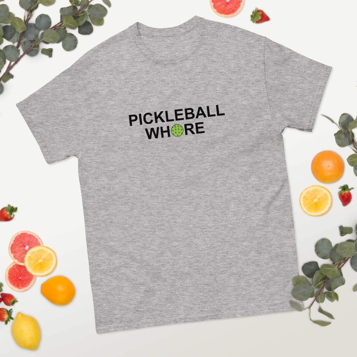 Pickleball Whore Green Ball Men's Classic Tee