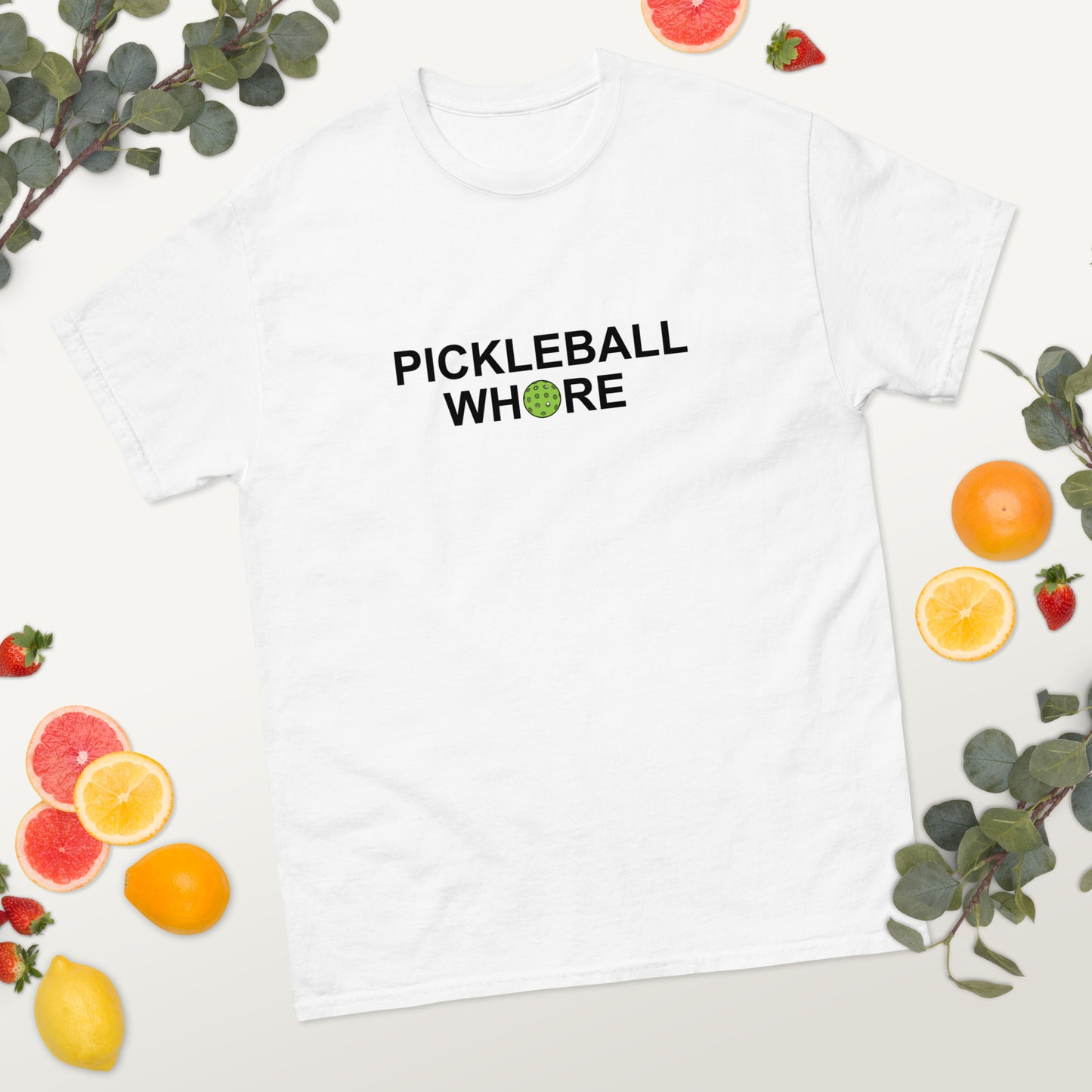 Pickleball Whore Green Ball Men's Classic Tee