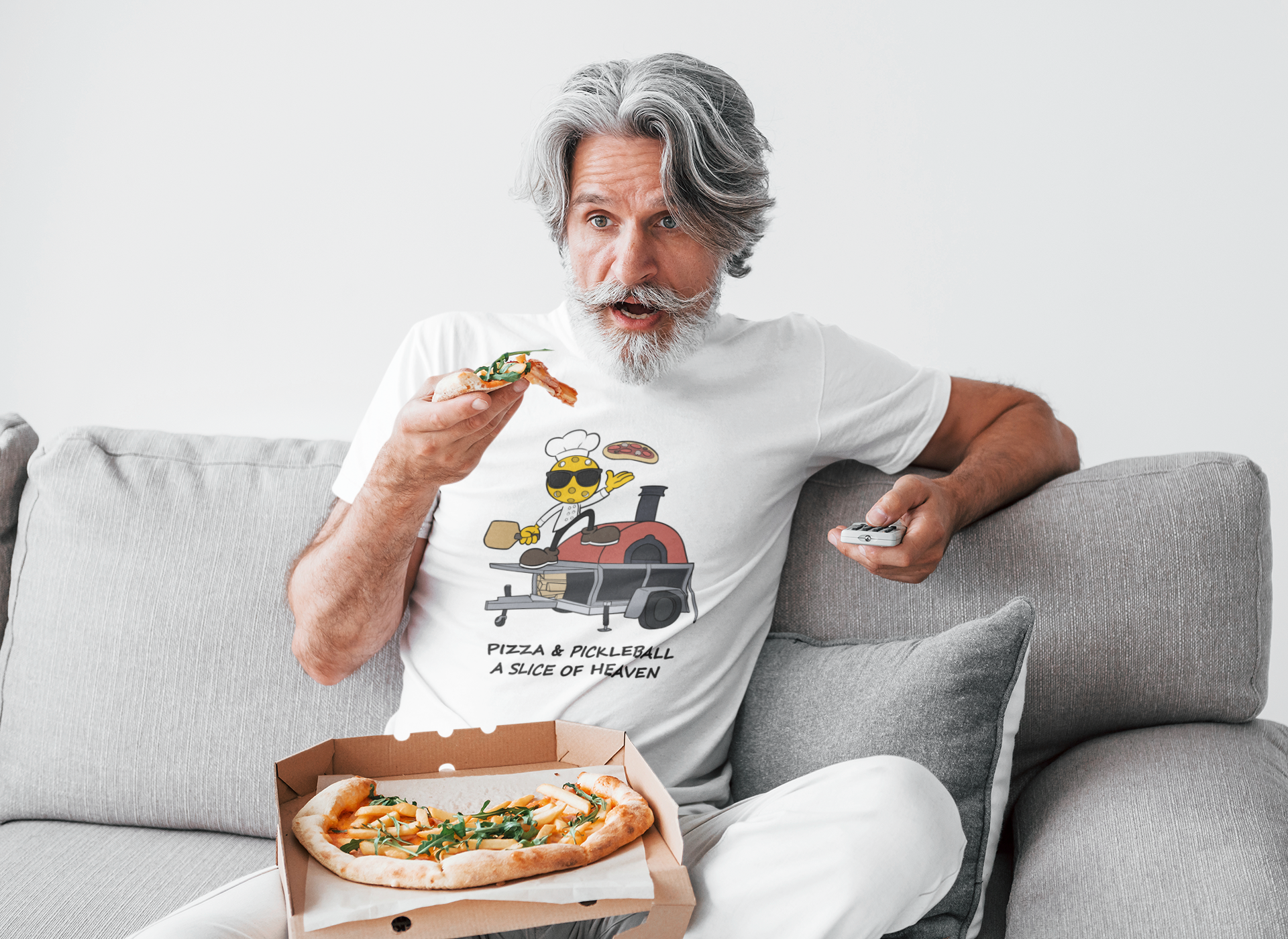 Pizza and PB Unisex T-Shirt - Hotstuff Pickleball