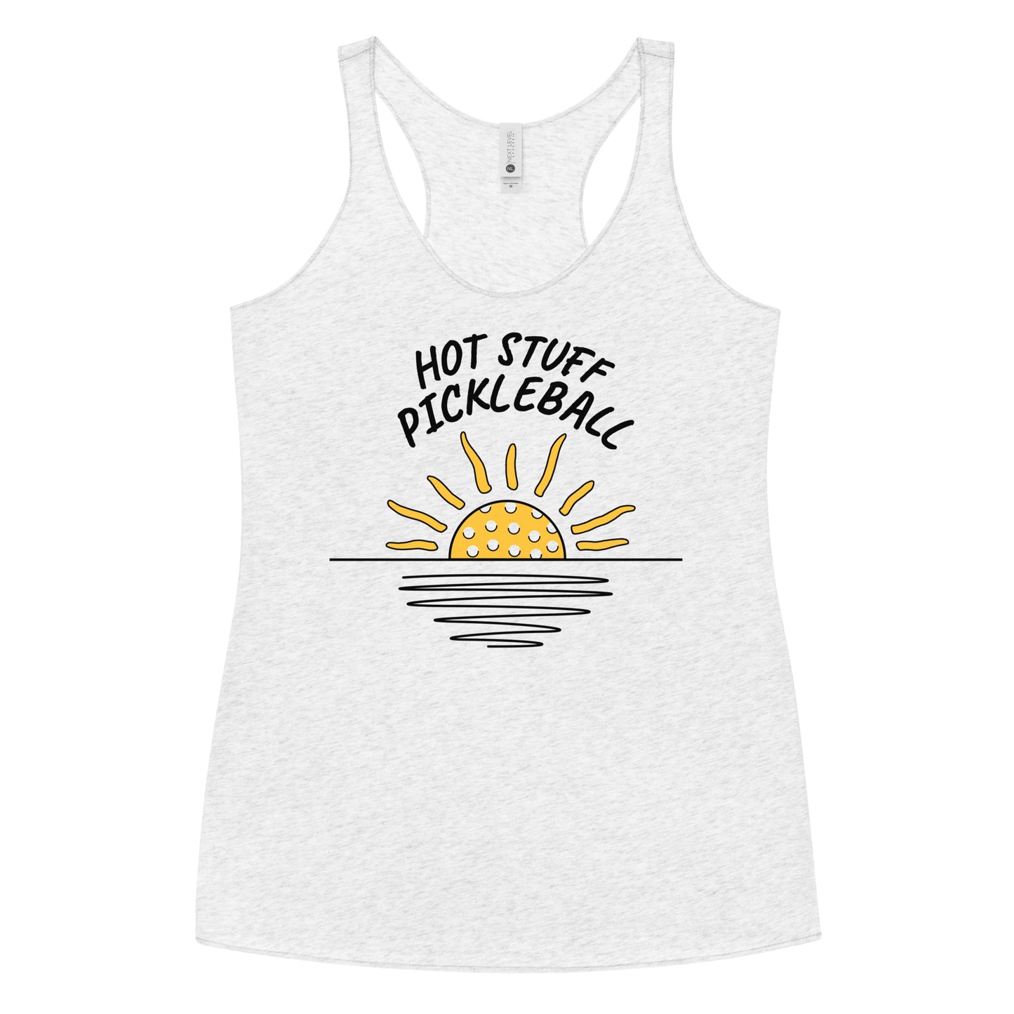 HotStuff Logo Women's Racerback Tank - Hotstuff Pickleball