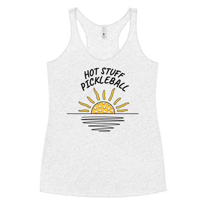 HotStuff Logo Women's Racerback Tank - Hotstuff Pickleball