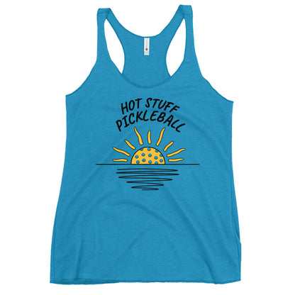 HotStuff Logo Women's Racerback Tank - Hotstuff Pickleball