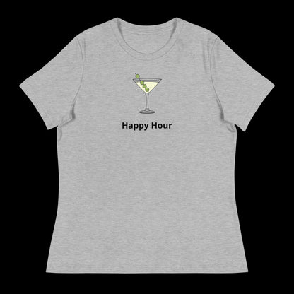 Martini-Olives-Pickleball-Happy-Hour Women's Relaxed T-Shirt