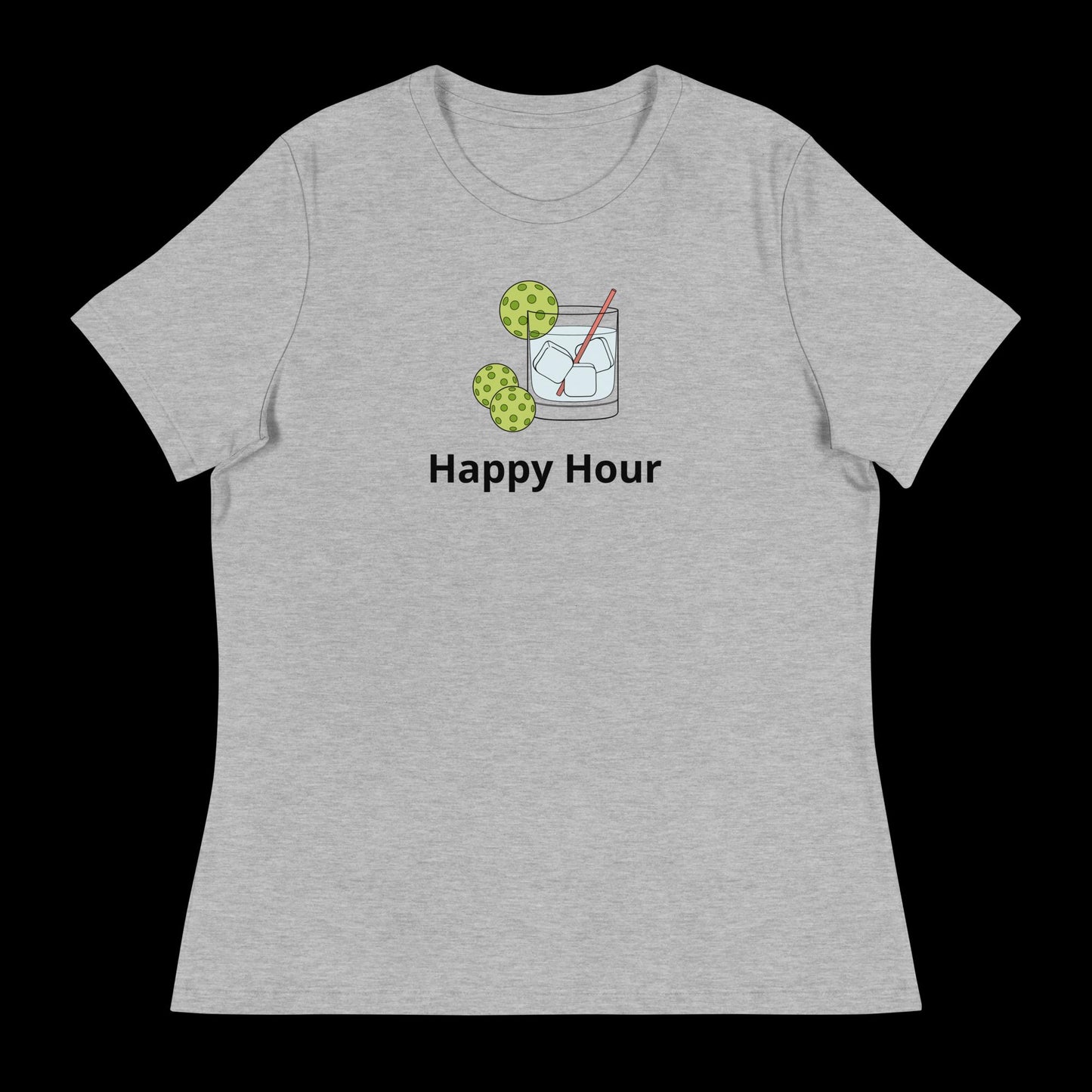 Gin-Tonic-Pickleball-Cocktail Women's Relaxed T-Shirt