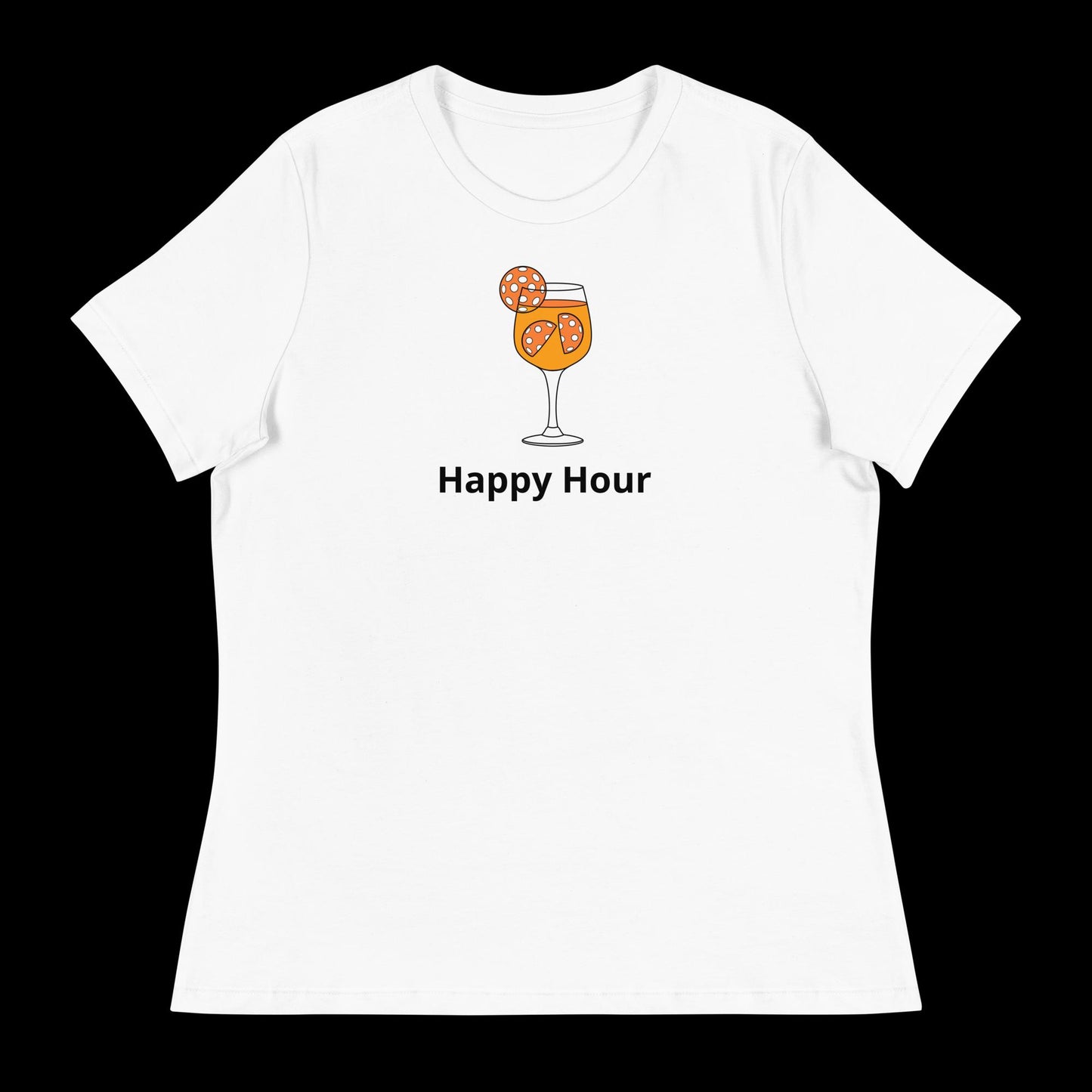 Aperol-Spritz-Pickleball-Cocktail Women's Relaxed T-Shirt