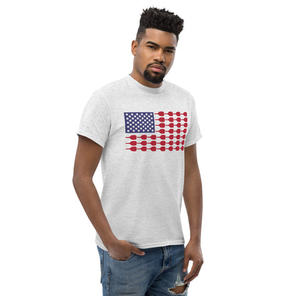 US Flag Men's Classic Tee - Hotstuff Pickleball