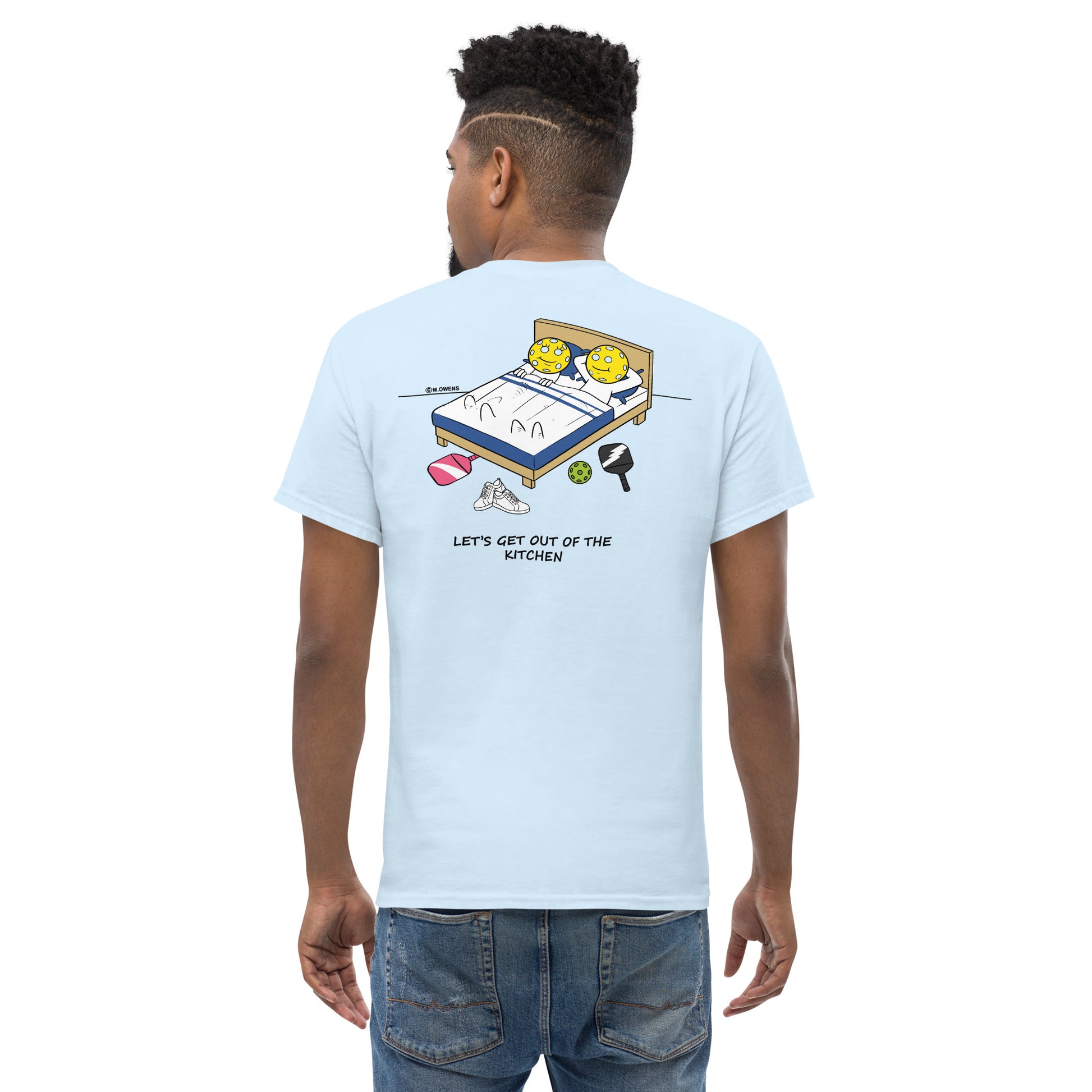 Out of Kitchen Men's Classic Tee - Hotstuff Pickleball