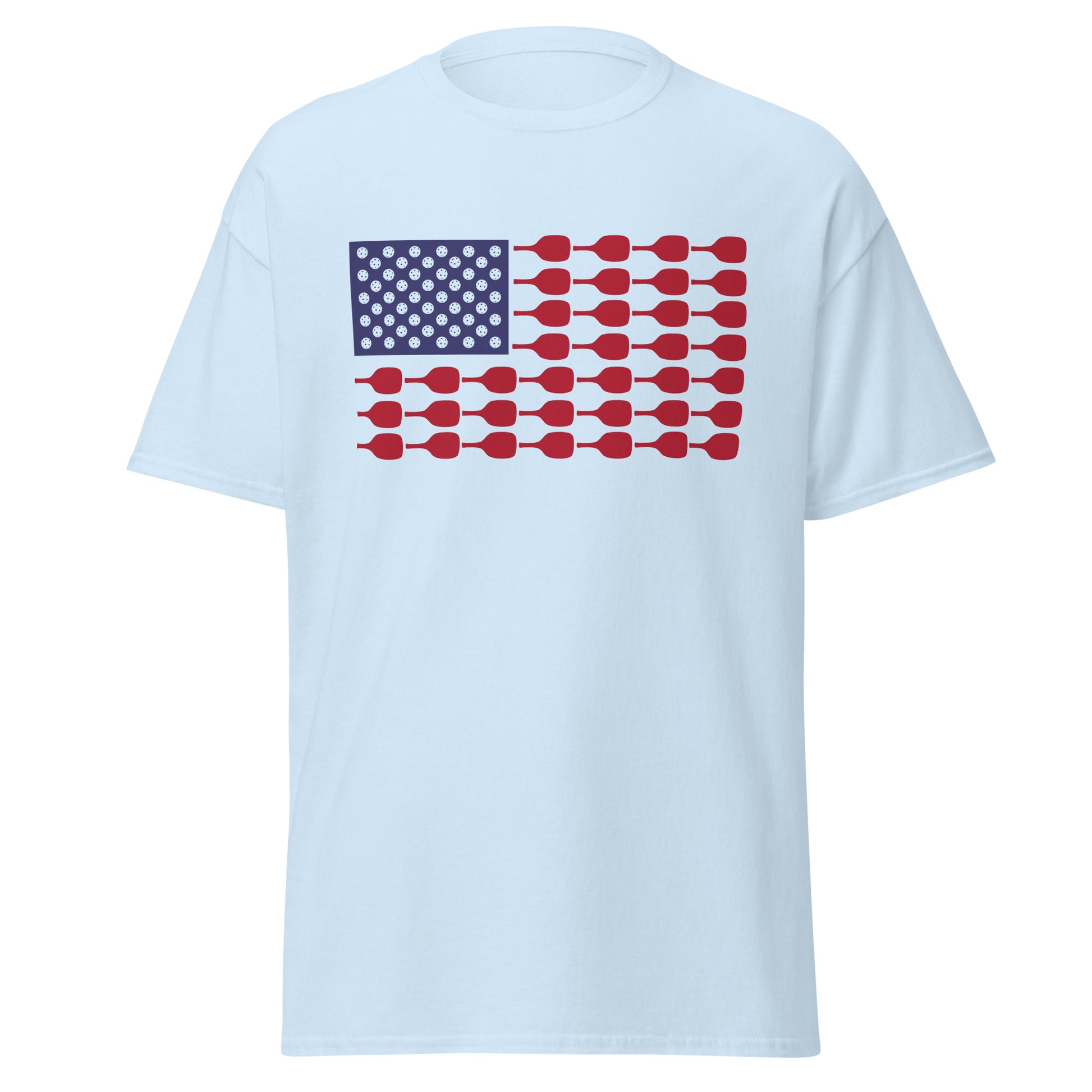 US Flag Men's Classic Tee - Hotstuff Pickleball