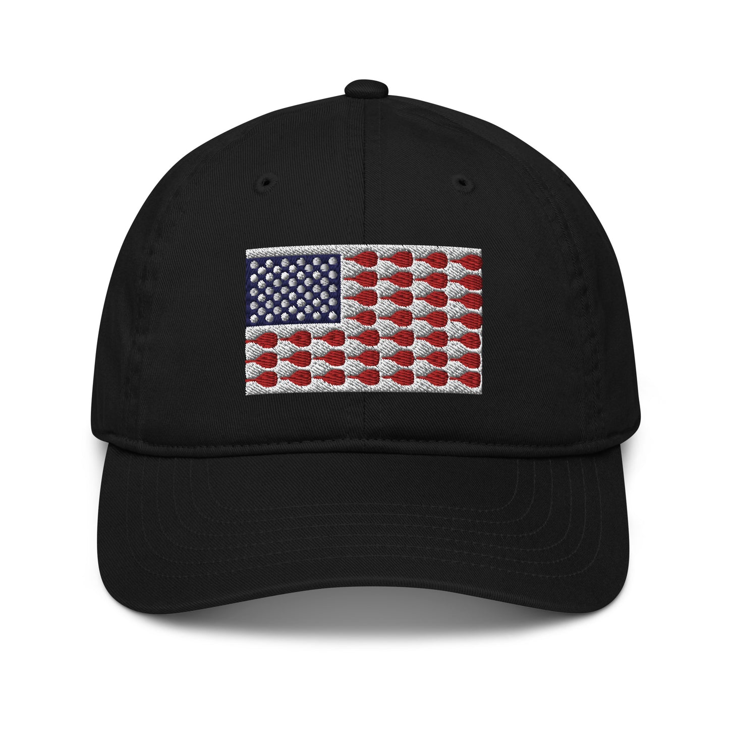 US Flag Pickleball Organic Dad Hat - Hotstuff Pickleball