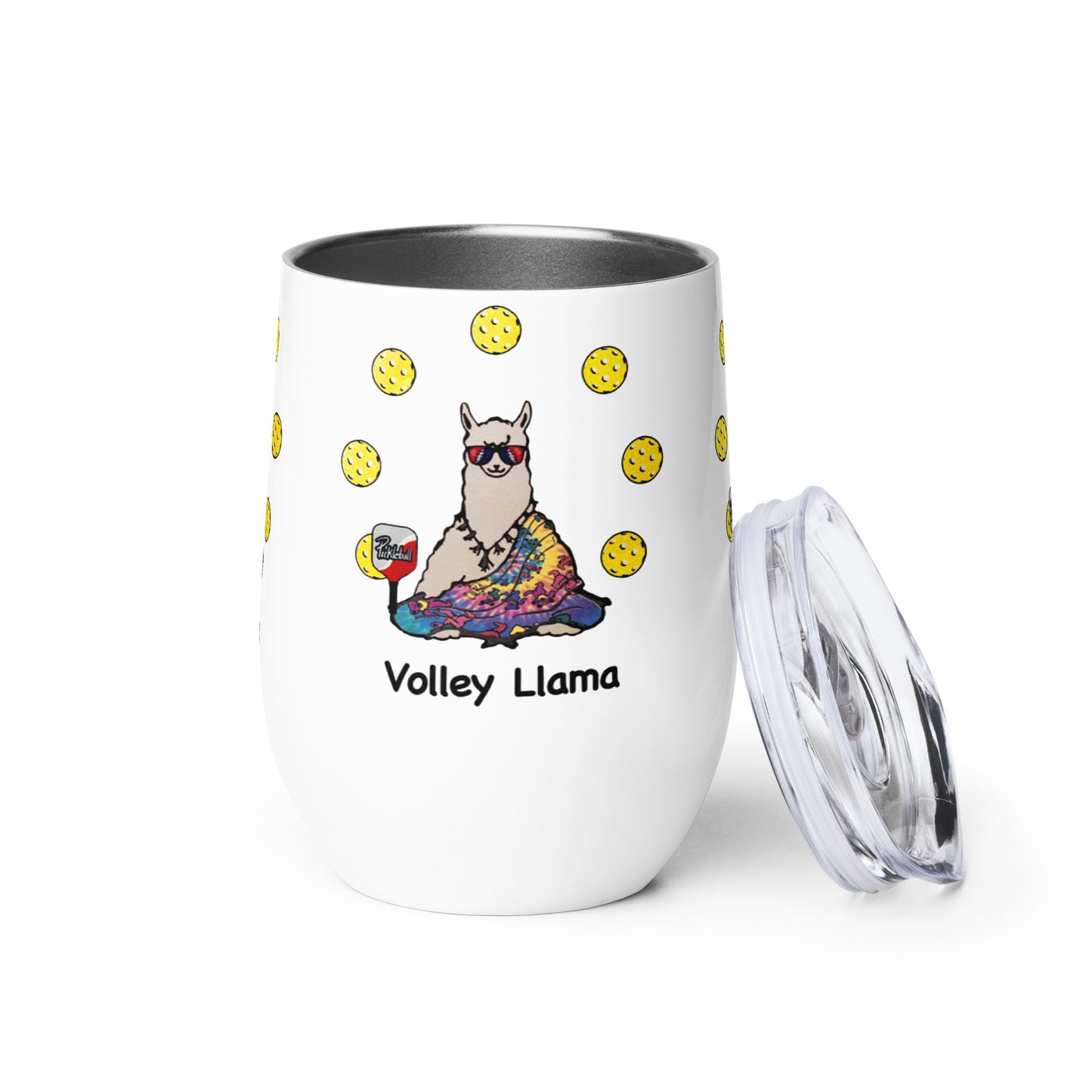 Volley Llama Wine Tumbler - Hotstuff Pickleball