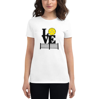 LOVE Women's Short Sleeve T-Shirt - Hotstuff Pickleball